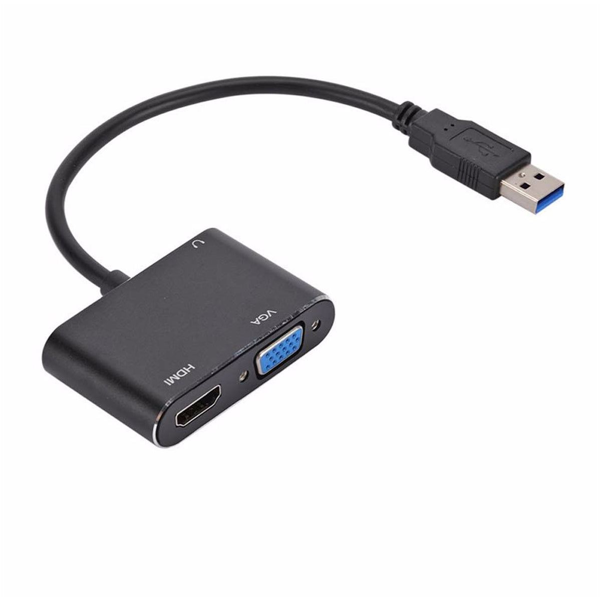 Convertidor USB 3.0 a Hmdi 4k VGA con audio 3.5mm 3 en 1 Multiport hub S0943