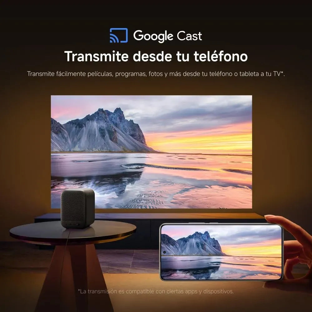 Proyector Inteligente Xiaomi Mi Smart Projector L1 Full HD 1080p Android TV Dolby Audio 200 ISO Negro S2226