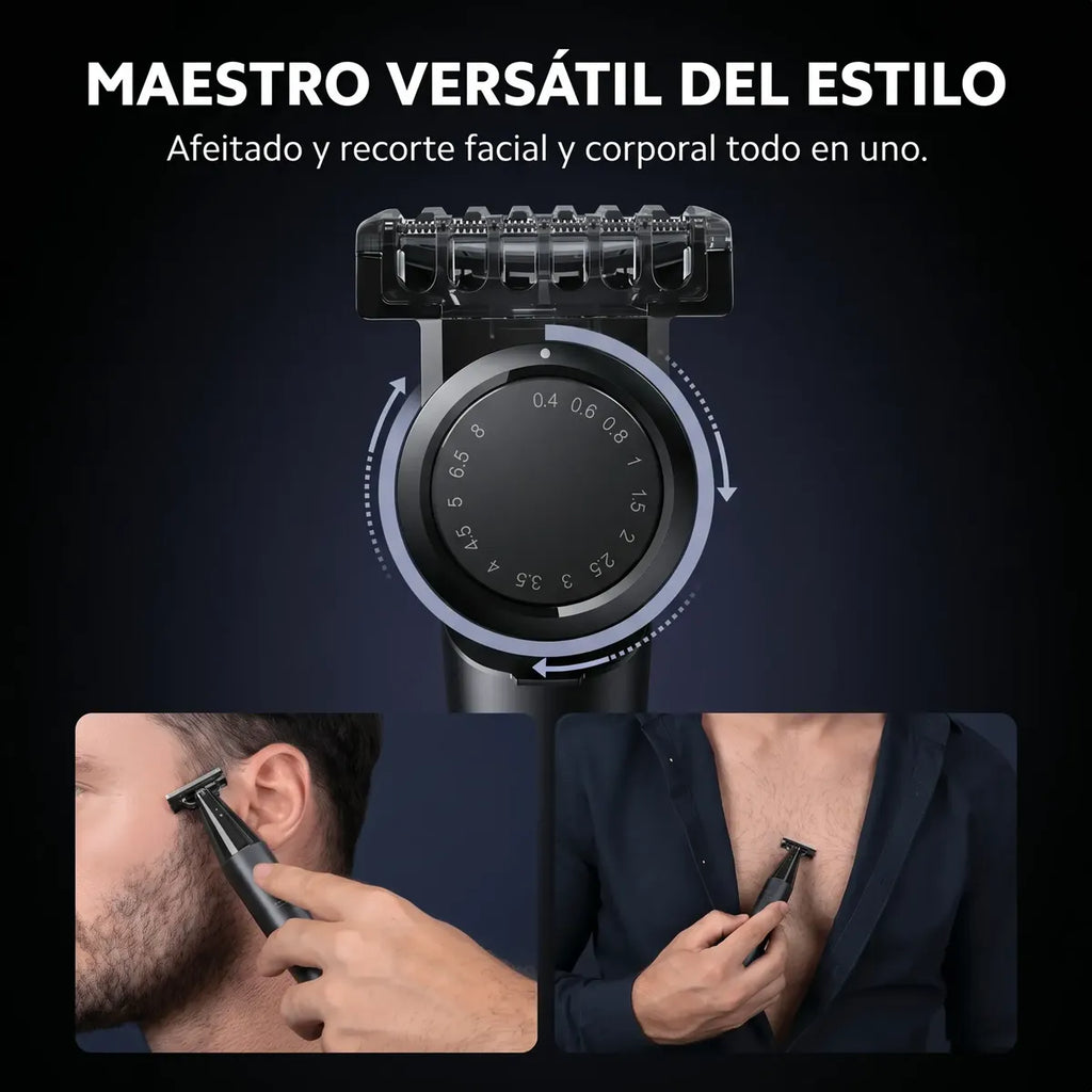 Afeitadora y Recortadora 3 en 1 Xiaomi UniBlade Trimmer X300 Cuchilla 3 Vías Carga Magnética IPX7 S2223