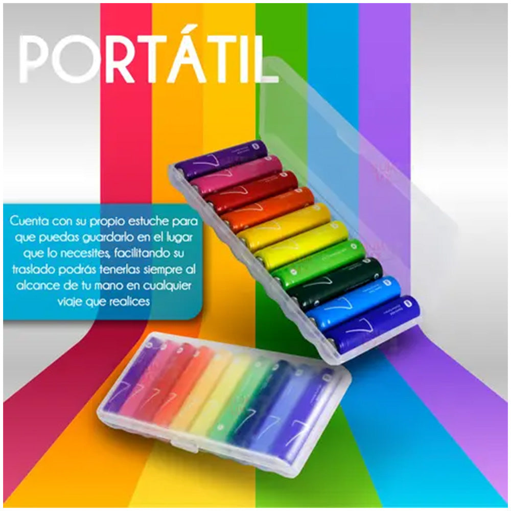 Pack de 10 Pilas Alcalinas AAA Xiaomi LR03 1.5V Multicolor S2125