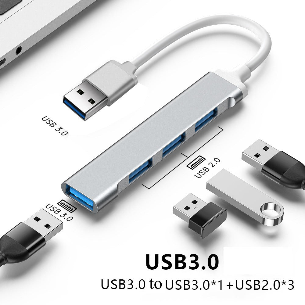 Hub 4 Puertos USB 3.0 5gbps Aluminio 1 x USB 3.0 3 x USB 2.0 S1370