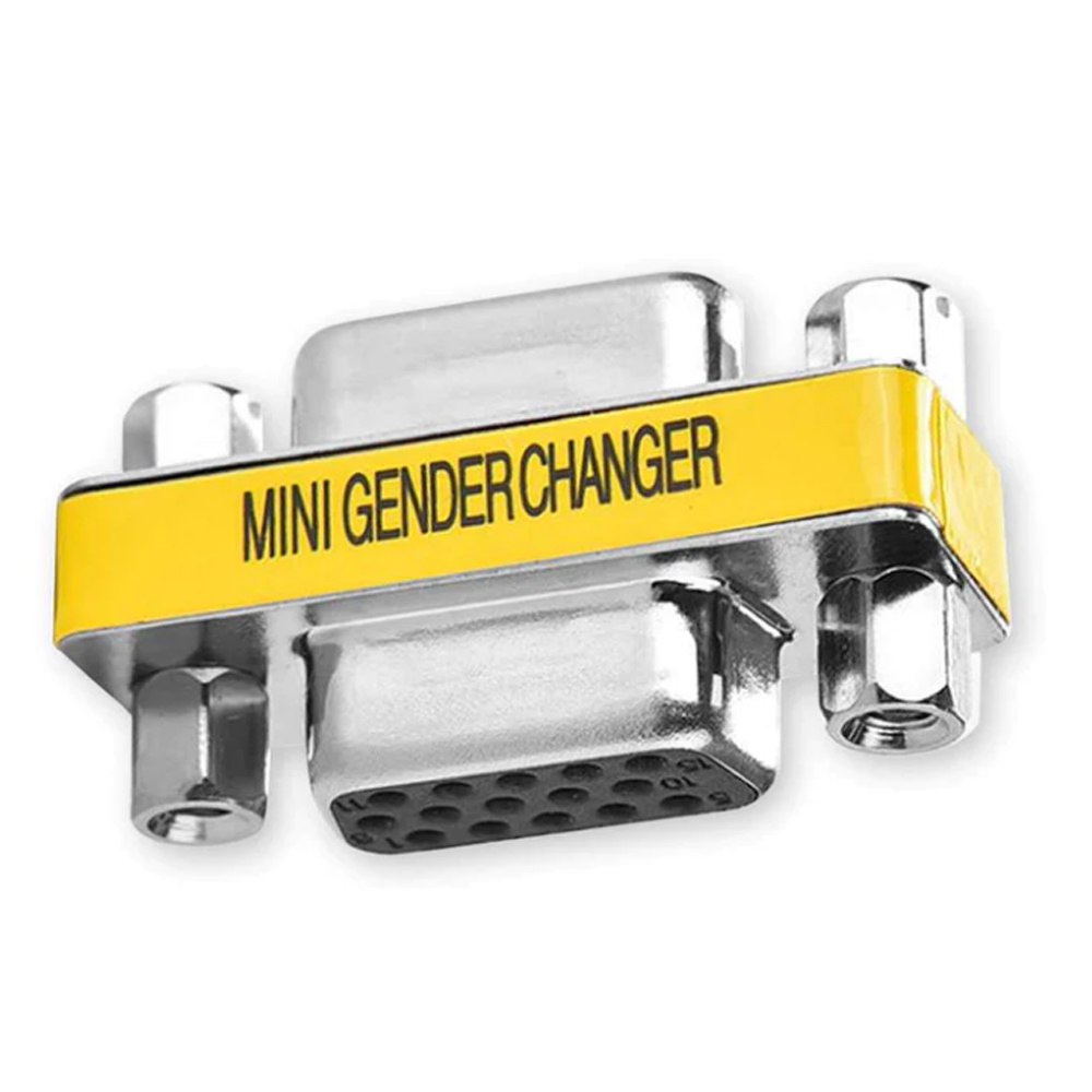 Adaptador Union VGA a VGA Hembra Acople Extiende empalme DB15 S1376