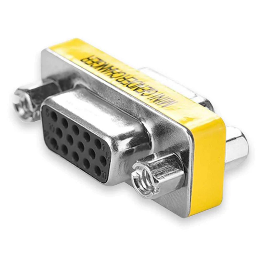 Adaptador Union VGA a VGA Hembra Acople Extiende empalme DB15 S1376