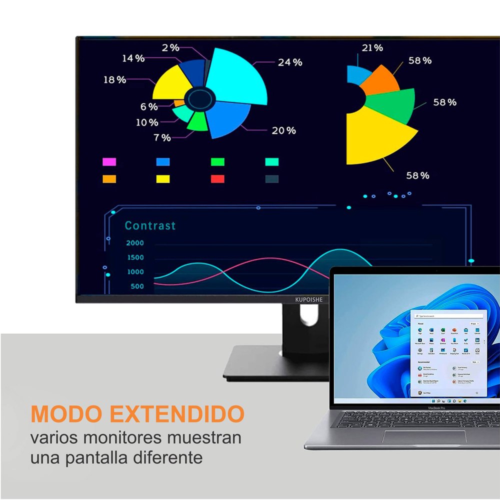 Adaptador convertidor USB 3.0 a VGA Full HD 1080P S1398