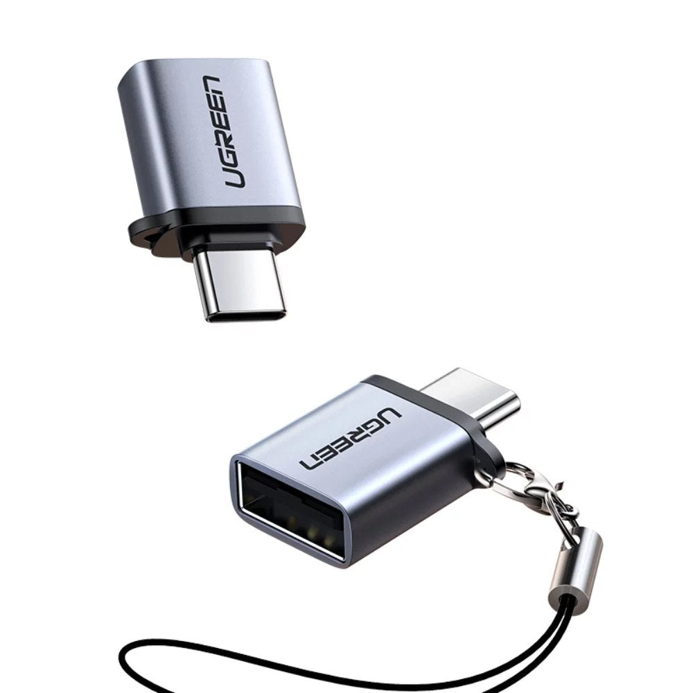 MINI ADAPTADOR OTG USB C TIPO C MACHO A USB 3.0 HEMBRA UGREEN 5GBPS S1422