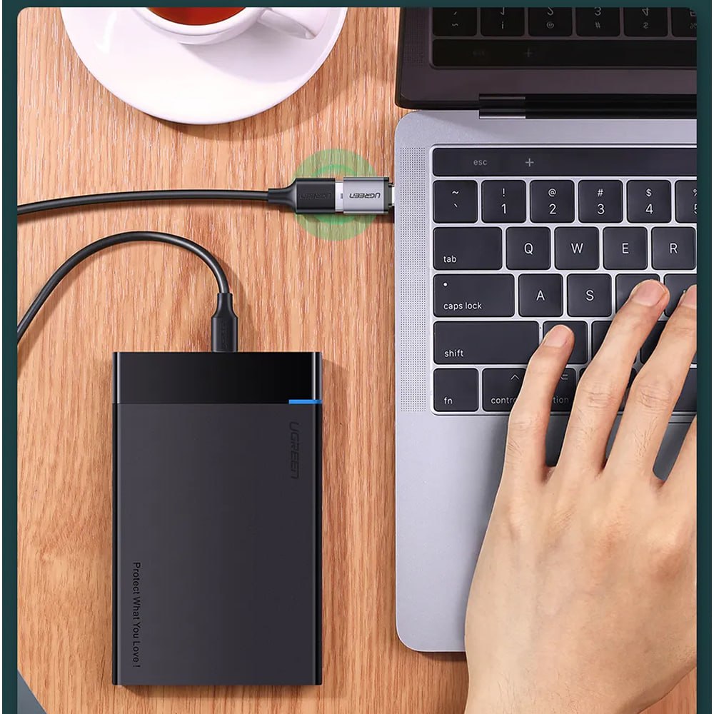 MINI ADAPTADOR OTG USB C TIPO C MACHO A USB 3.0 HEMBRA UGREEN 5GBPS S1422