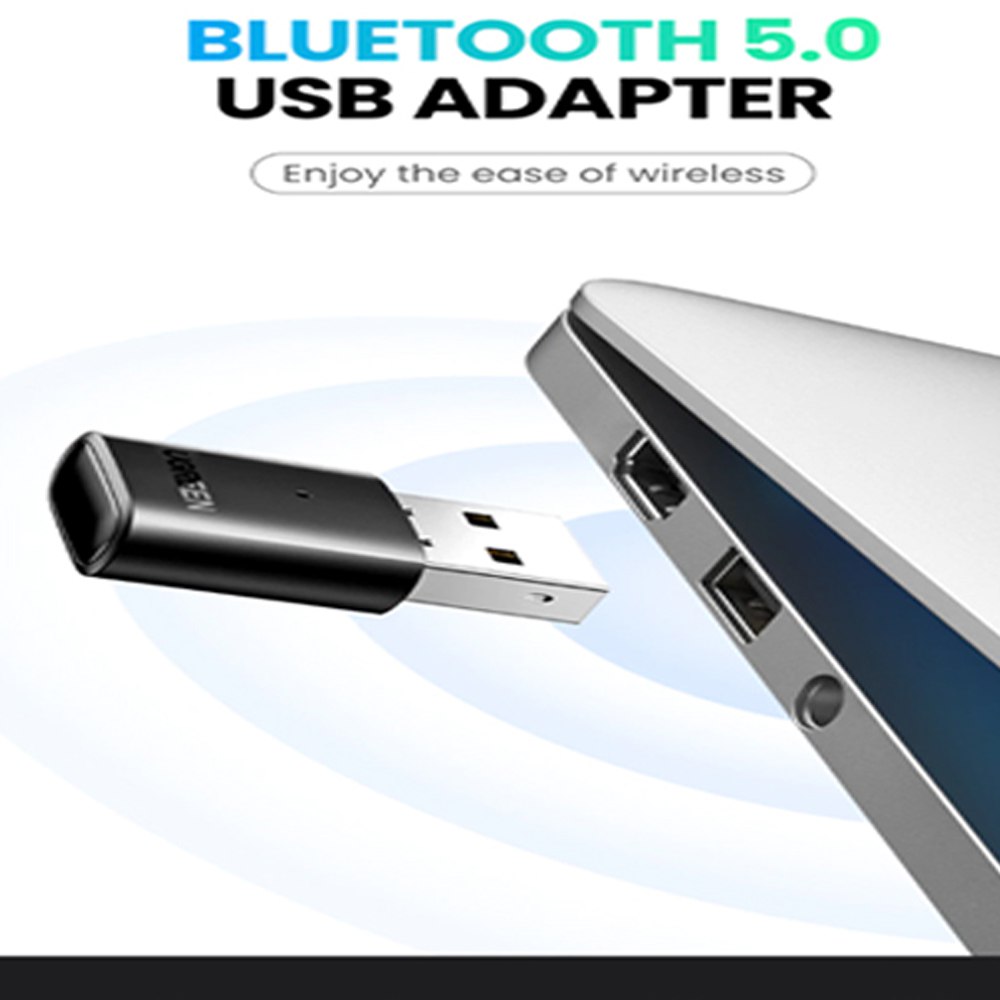 Adaptador Bluetooth 5.0 Emisor Receptor 2 en 1 UGREEN 20 Metros USB S1426