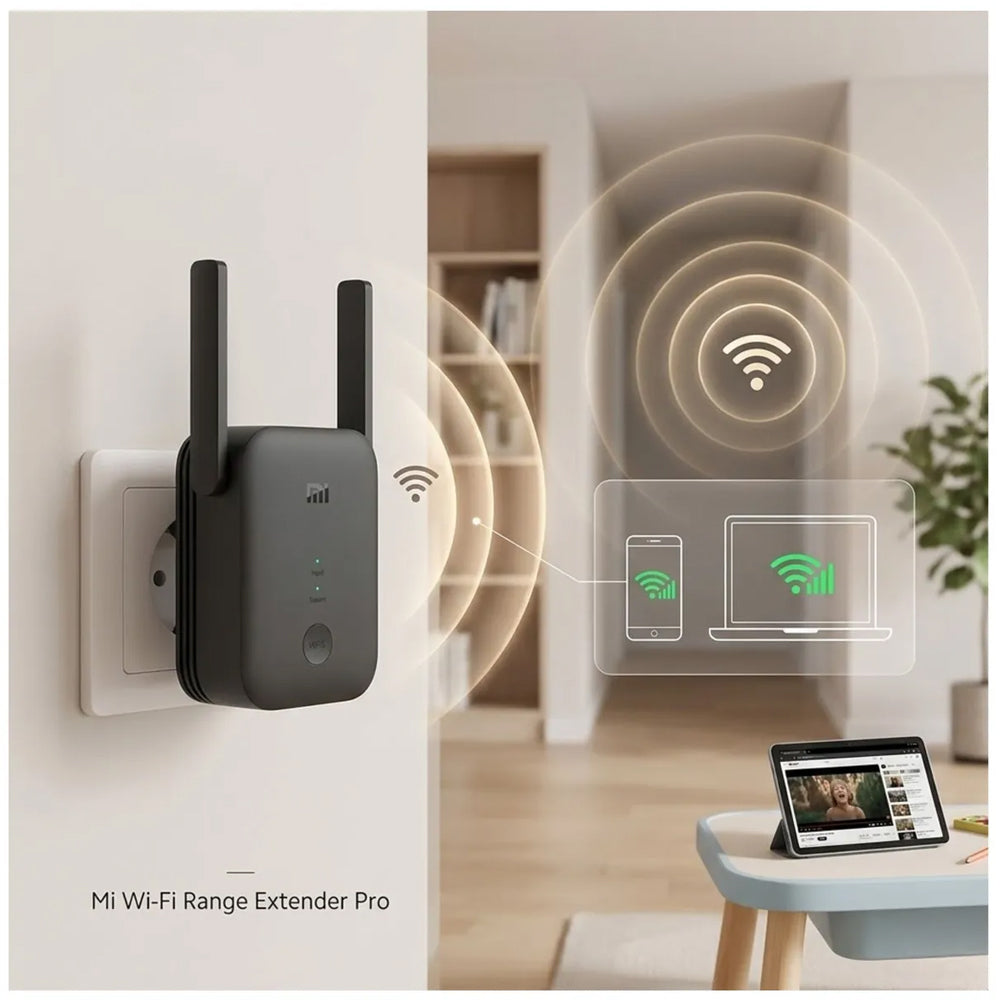 Extensor de Rango Repetidor Wi-Fi Xiaomi Mi AC1200 Doble Banda 1200Mbps Puerto Ethernet S2228