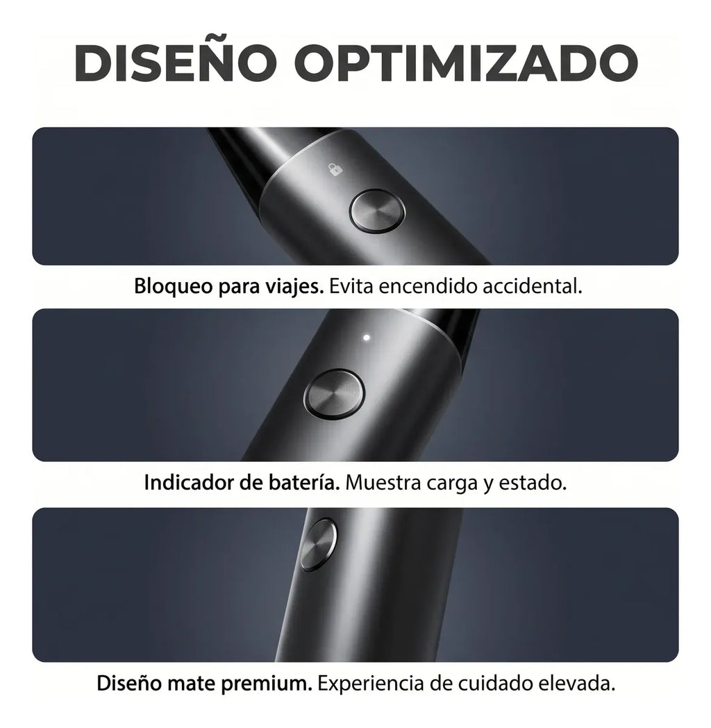 Afeitadora y Recortadora 3 en 1 Xiaomi UniBlade Trimmer X300 Cuchilla 3 Vías Carga Magnética IPX7 S2223
