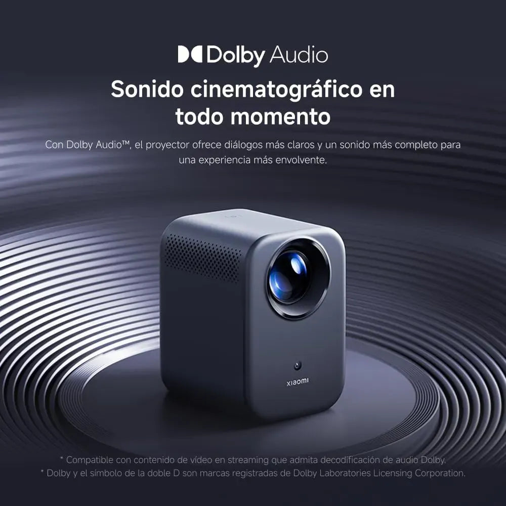 Proyector Inteligente Xiaomi Mi Smart Projector L1 Full HD 1080p Android TV Dolby Audio 200 ISO Negro S2226