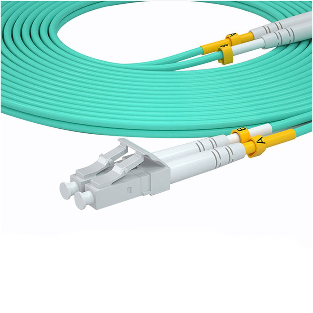 Cable patch cord de fibra optica OM3 3.0mm LC-LC 50dB 50 25 50 Metros S1022