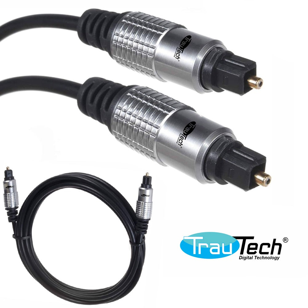 Cable Toslink Óptico de audio digital de fibra óptica 5 Metros 4.0mm S1215