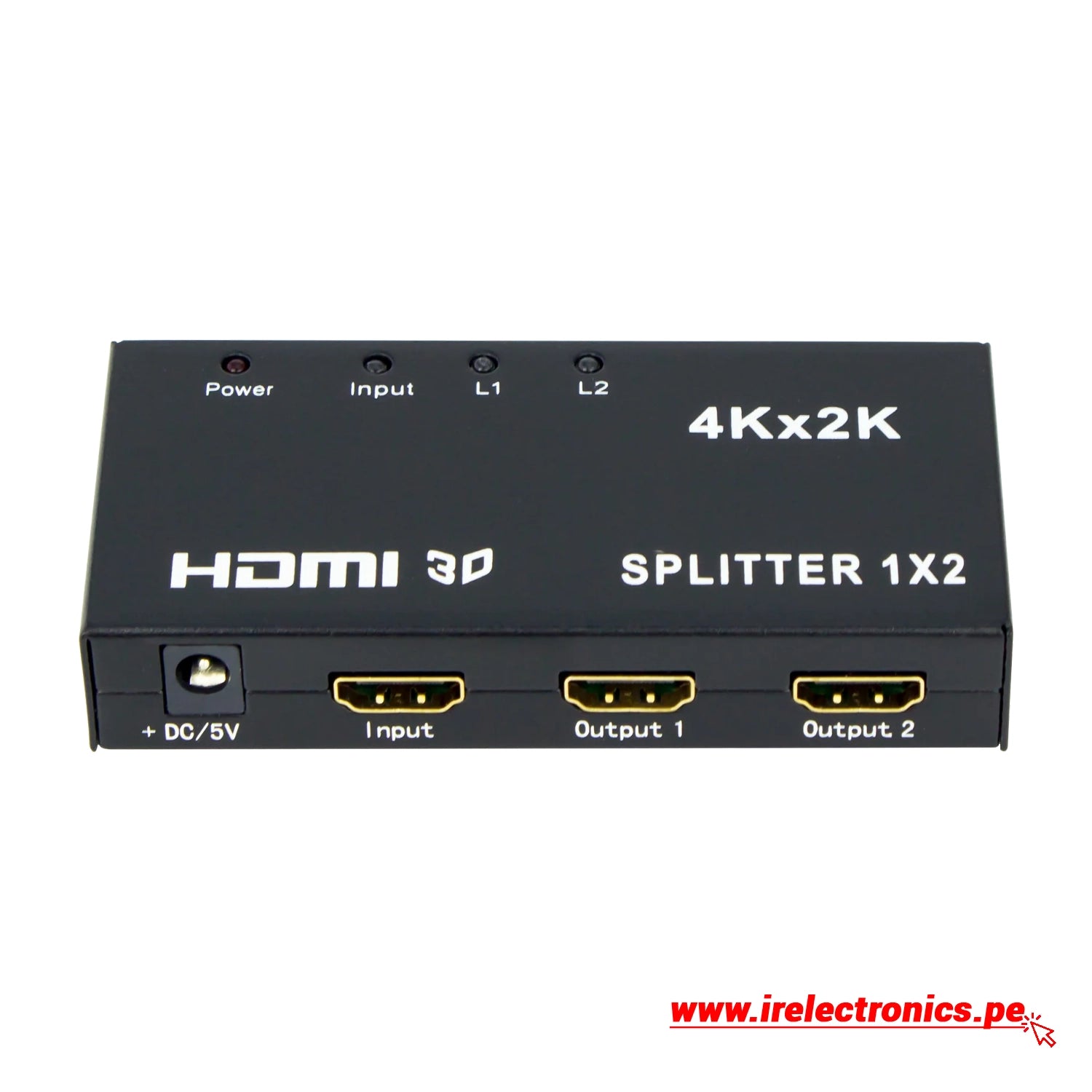 Splitter Distribuidor HDMI 1x2 Puertos Ultra HD 4Kx2K con Soporte 3D S2164