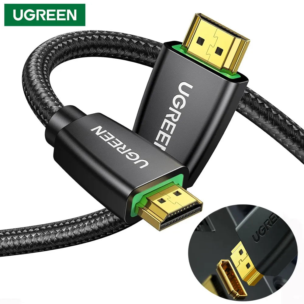 Cable HDMI 2.0 4k 60hz UGREEN Nylon Trenzado 3 Metros 3D Ultra HD S1509