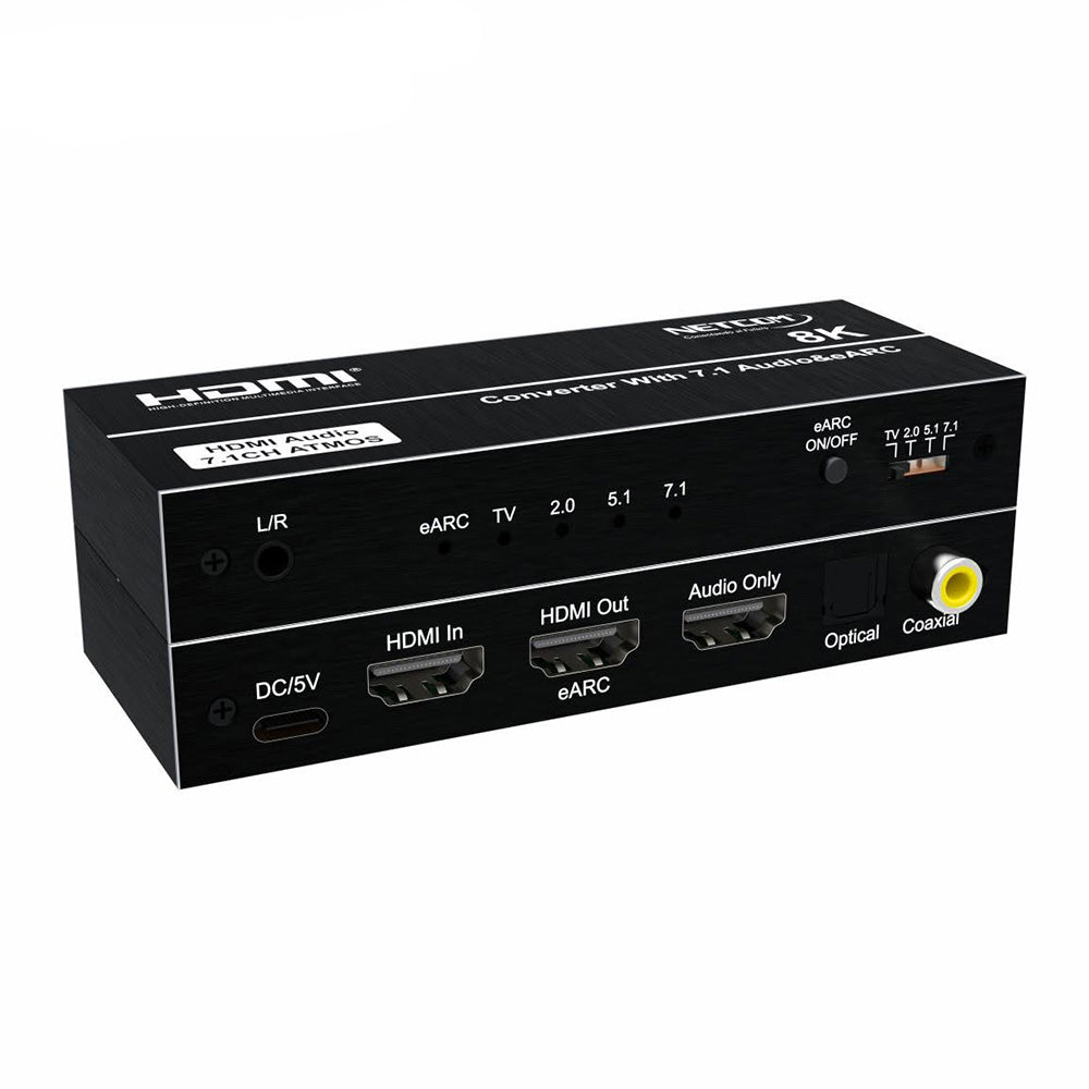 Extractor de Audio HDMI 2.1 Profesional 8K@60Hz 4K@144Hz con eARC S2146