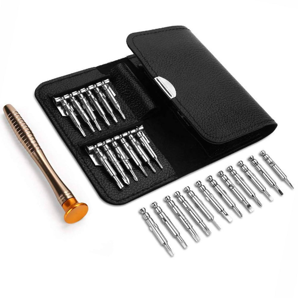 Set Destornillador 24 Piezas TRAUTECH precisión 24 en 1 Bolsillo S1198