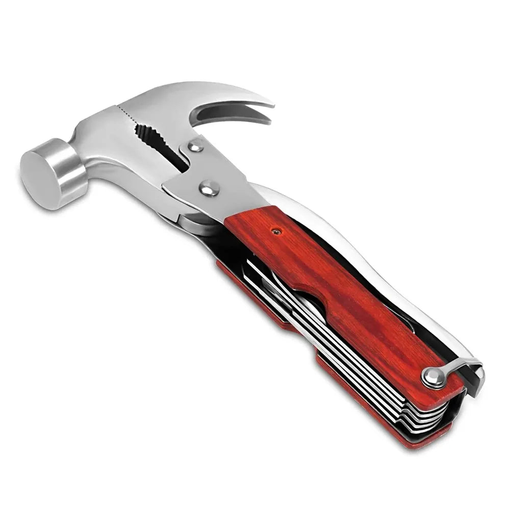 Martillo Multifuncional de Supervivencia | Multiherramienta de Acero Inoxidable S0950