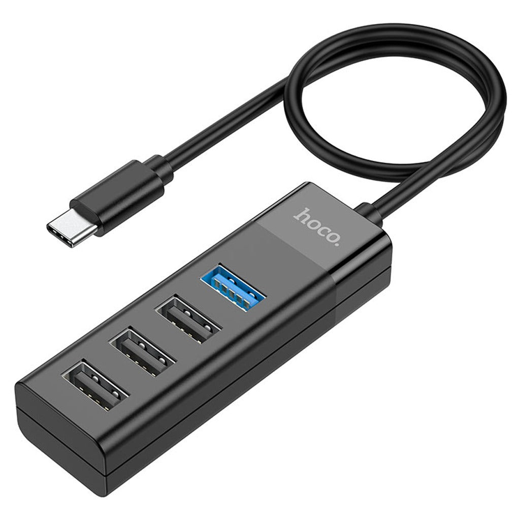 Tipo C Hub 4 Puertos 4 en 1 Usb 3.0 + 3 usb 2.0 HOCO HB25 30cm S0987