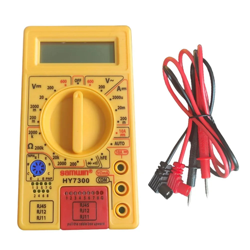 Multimetro Digital de Bolsillo con Lan Tester Probador RJ45 SAMWIN S1478