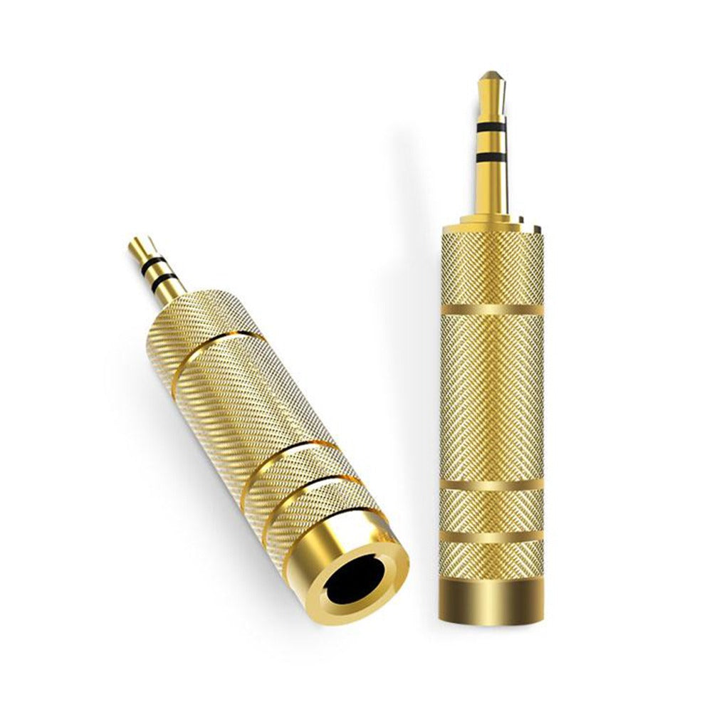 Adaptador de audio Jack 3.5mm macho a estereo plug 6.5mm hembra S0843