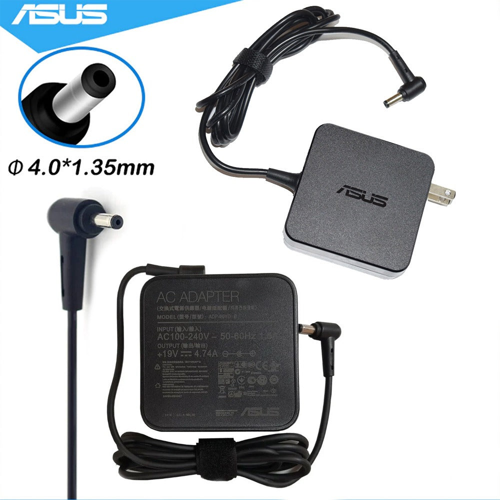 Cargador Compatible Laptop Asus 19V 4.74a 90w punta fina S1041