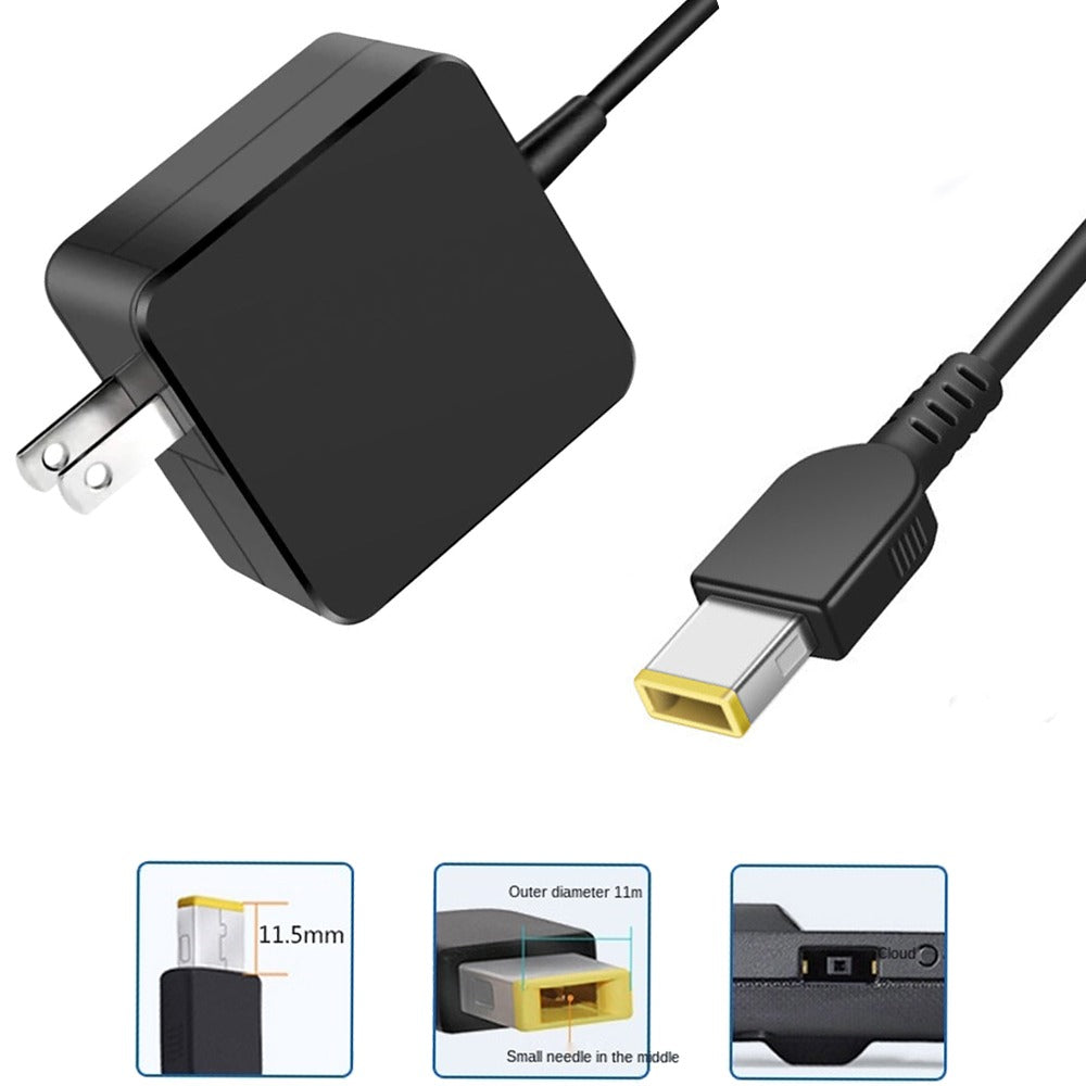 Cargador compatible Laptop Lenovo 20V 3.25A Punta USB Amarilla 65w S1044