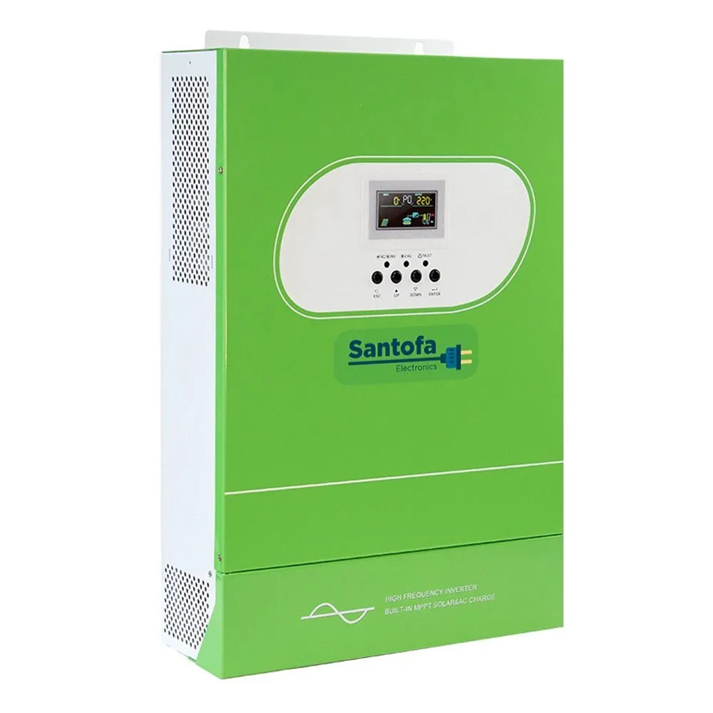 Inversor Híbrido Onda Senoidal Pura | 48V | 5500W | 100A MPPT | SANTOFA S1881