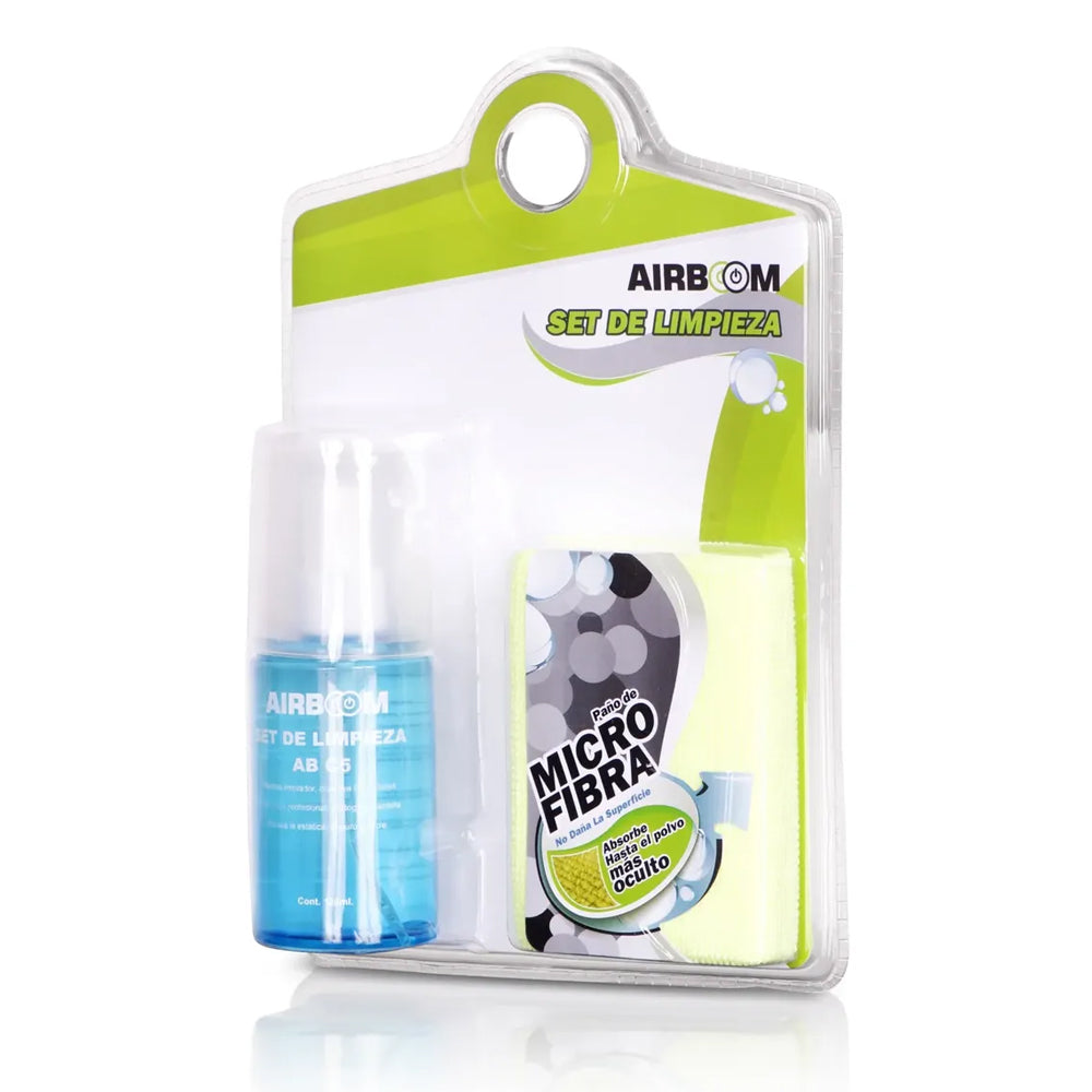 Kit de Limpieza Airboom AB C5 120ml Paño Microfibra Antiestático S2049