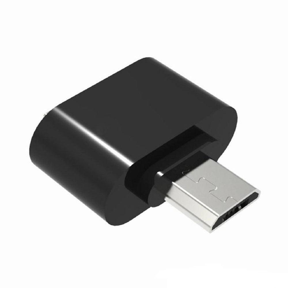 Convertidor Adaptador Otg Micro Usb Macho A Usb 2.0 Hembra - Negro S0831