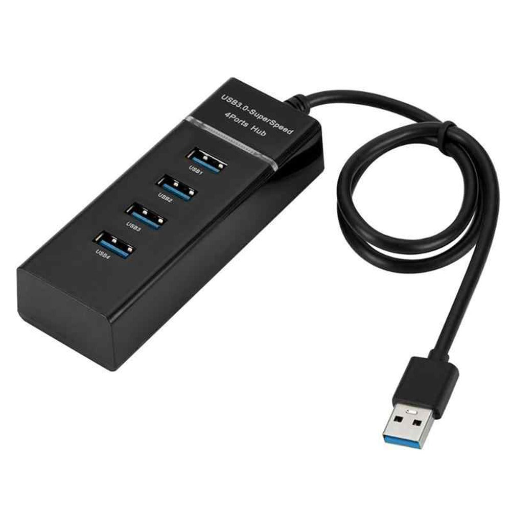 Hub 4 Puertos USB 3.0 5gbps 30 cm Indicador Led Super Speed S0678