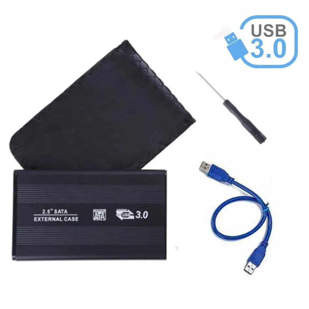 Case Disco Duro Externo Sata 2.5 USB 3.0 Laptop PC Negro S49020