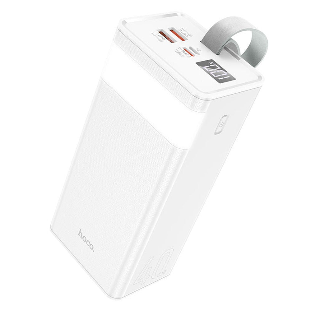 Power Bank Hoco J86 40.000mAh 22.5w Power master luz led 3 salidas QC3.0 S1101