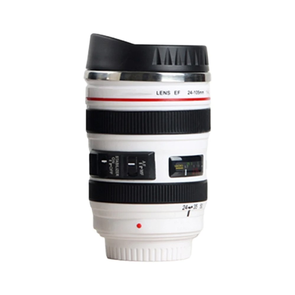 Taza Termica Lente Fotografico Tomatodo Mug Camara Cafe Te Blanco S1626