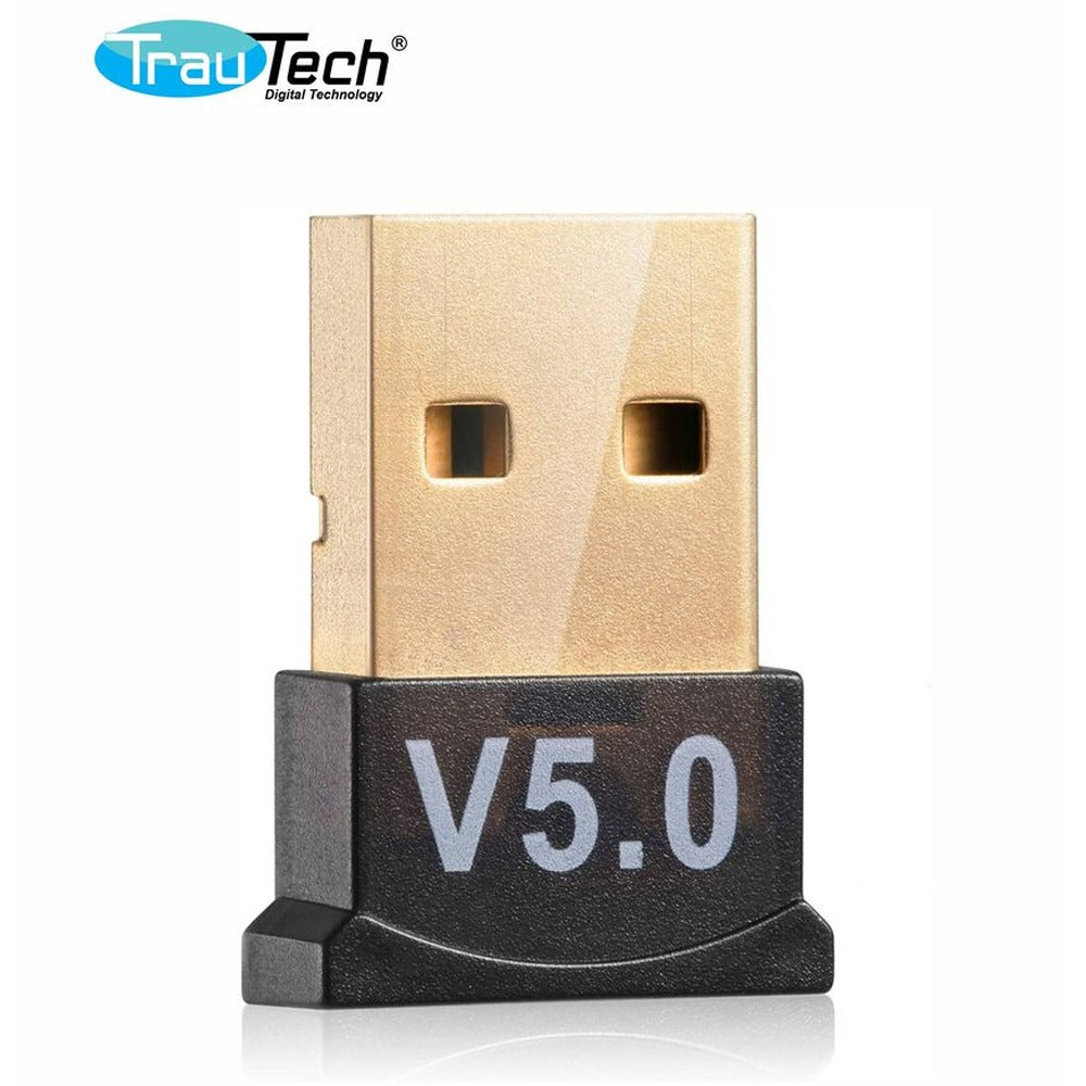 Adaptador Emisor Receptor Bluetooth 5.0 TRAUTECH Usb Dongle pc laptop S0299