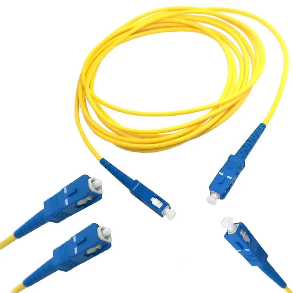 Cable Patch Cord de Fibra Optica OM3 3.0mm SC-SC 50dB 9 125 1.5 Metros S1465