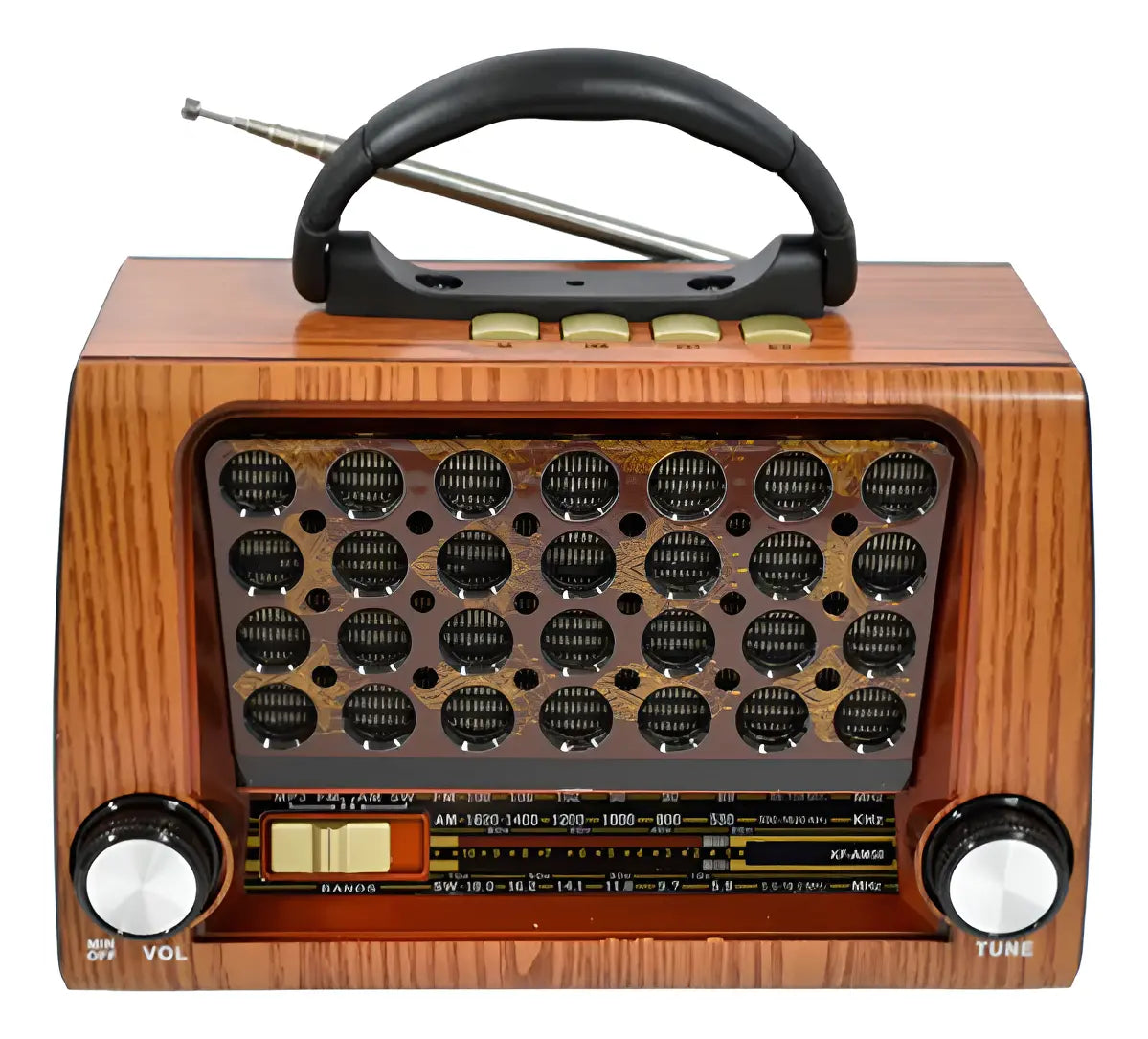 Radio Portátil Retro Vintage SEISA YX-303UBT AM/FM/SW con Bluetooth y USB S2153