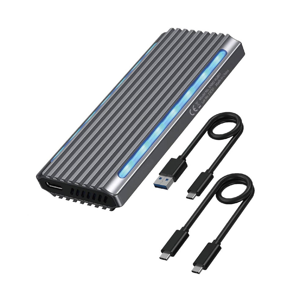 Case Carcasa de Aluminio para Disco Sólido SSD mSATA a USB 3.0 NGFF S2096