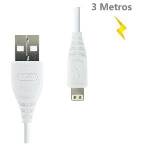 Cable Lightning 3 Metros iPhone iPad 5 5c 5s 6 6s 7 8 X Usb S0009