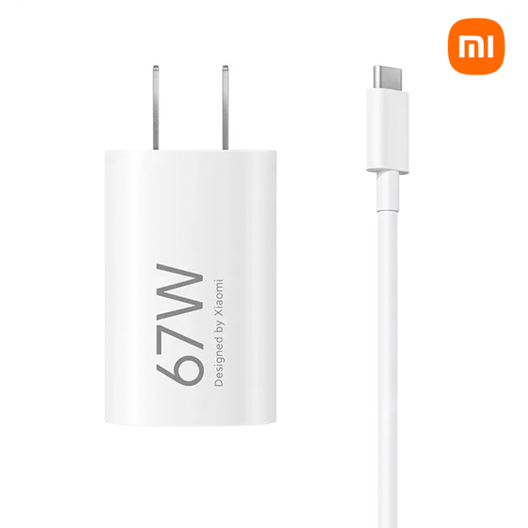 Cargador de Pared Xiaomi 67W GaN USB Tipo-C con Cable Incluido S2111