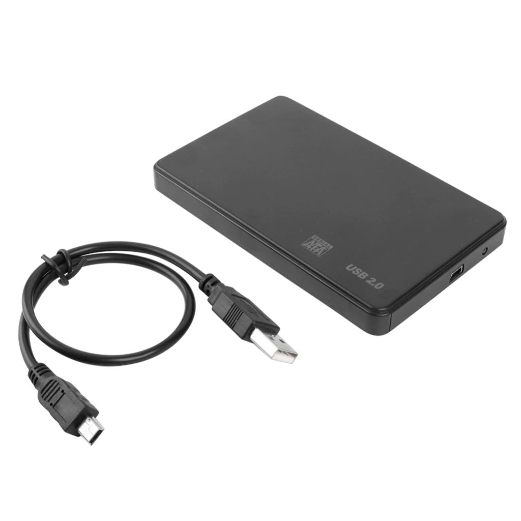 Case Disco Duro Externo Sata 2.5 Usb 2.0 presion - Negro S0972