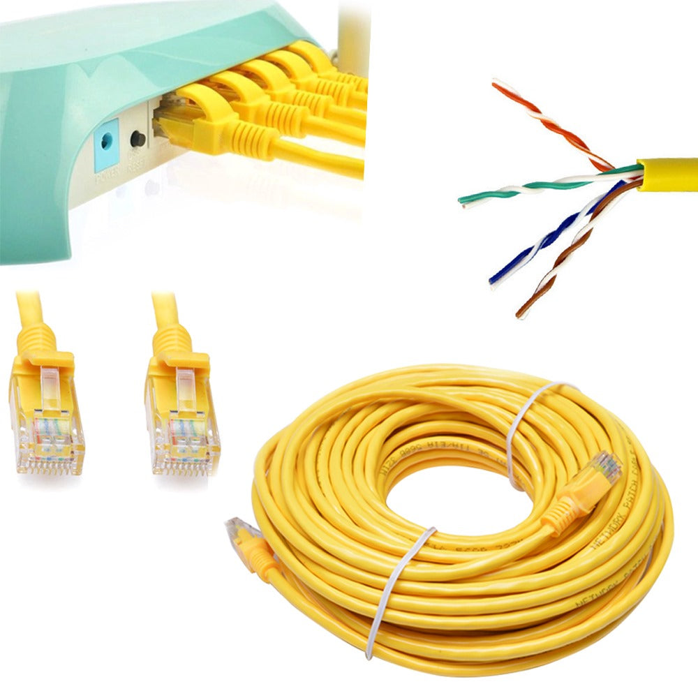 Cable De Red Utp Cat 6 Nuevo Sellado Testeado Rj45 5 Metros S1171