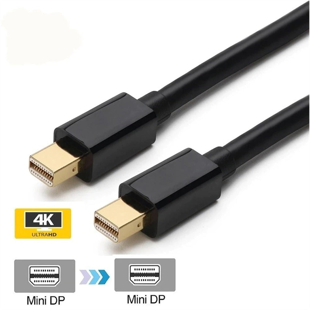 Cable Mini Displayport a Mini Displayport Netcom pvc 1.8 metros 4k S1130