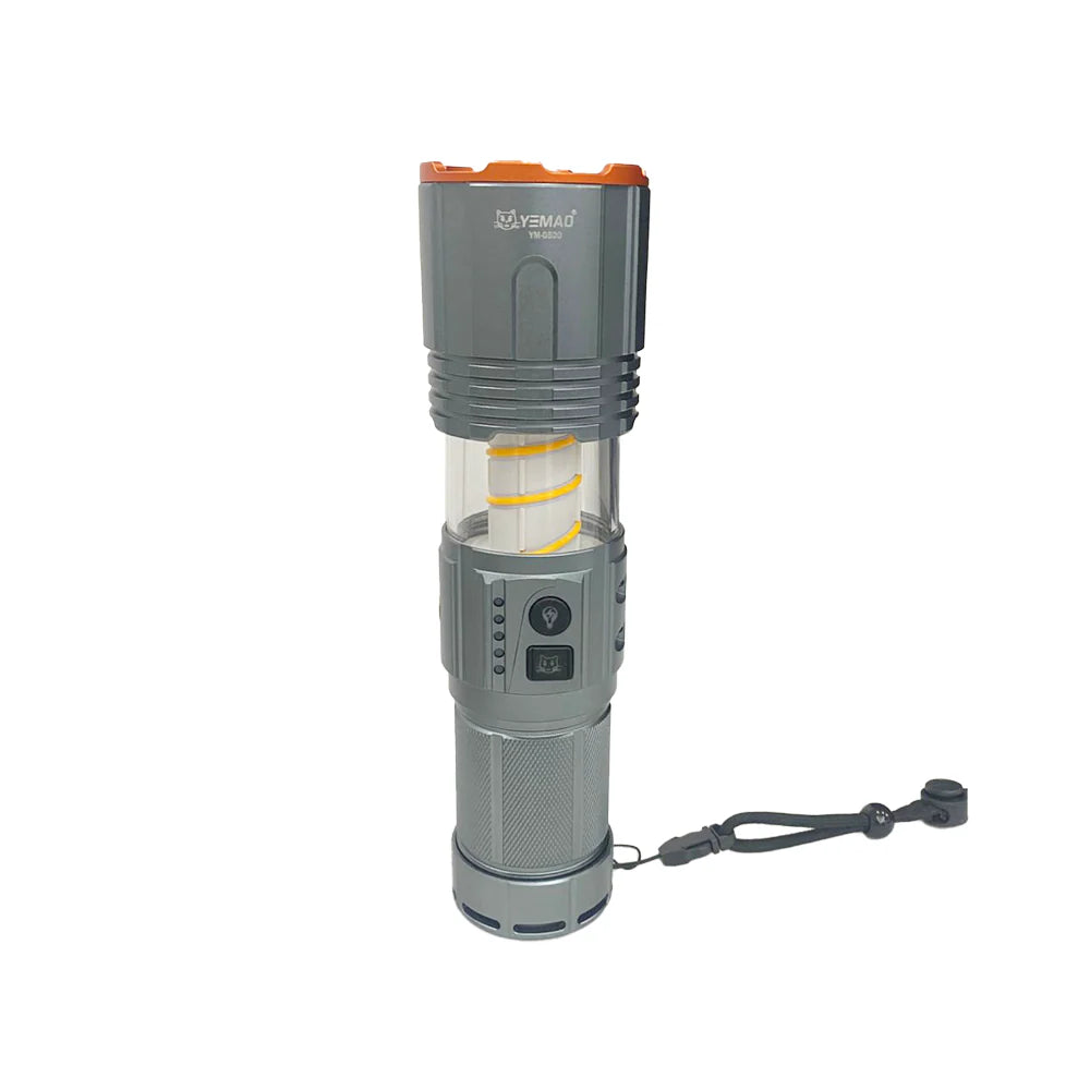 Linterna Táctica Multifunción 2 en 1 con Lámpara de Noche y Power Bank (7200mAh) s2075