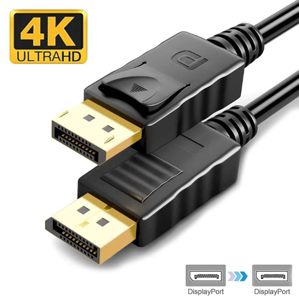 Cable Displayport a Displayport Netcom PVC Macho 5 Metros 4k DP a DP S1335