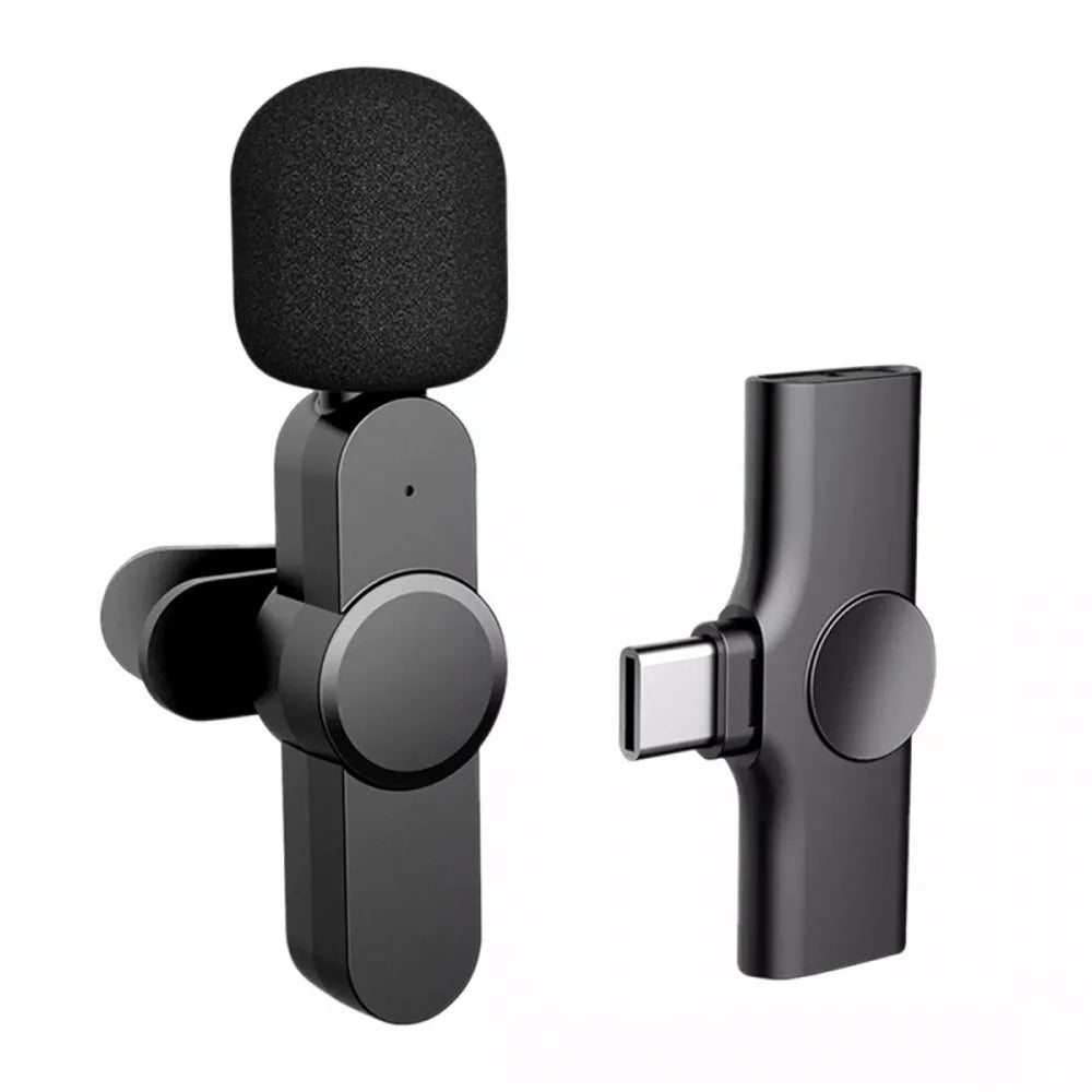 Mini Micrófono Solapa Inalámbrico Recargable Tipo C Android Portatil S0953