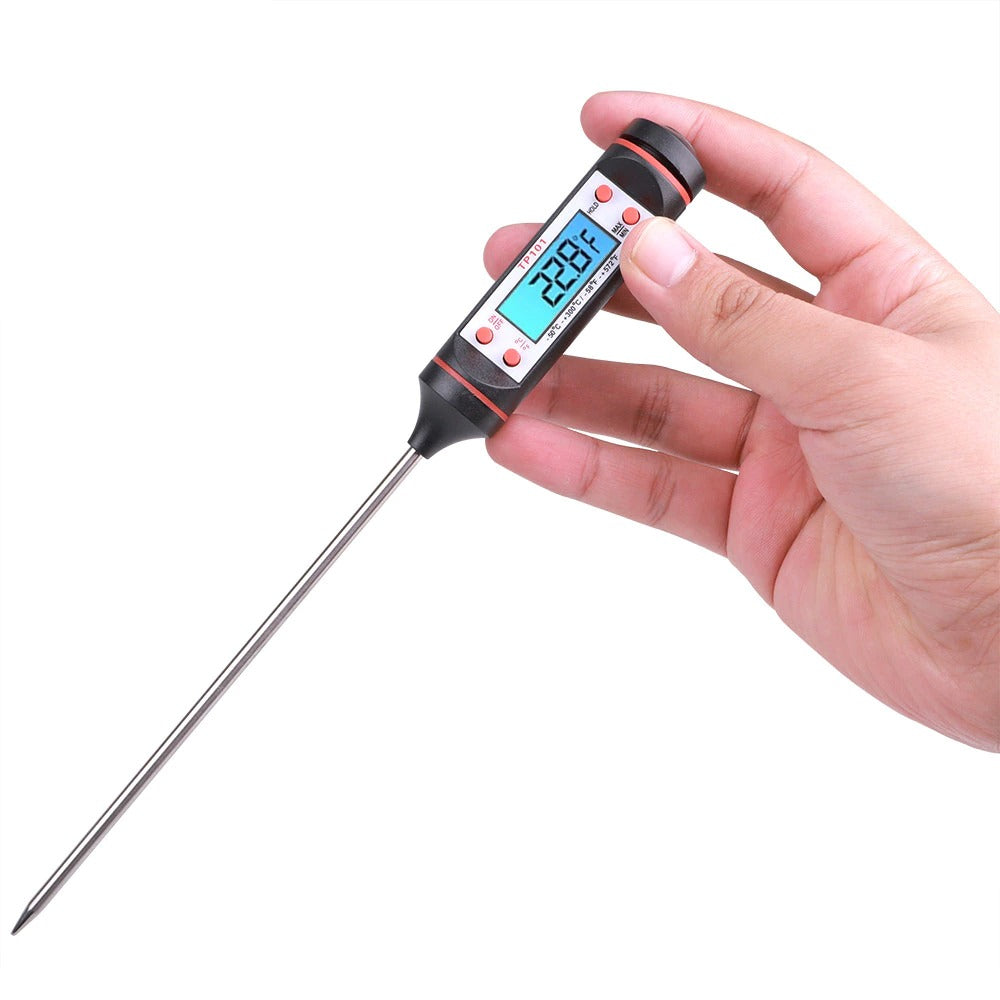 Termometro Digital Cocina Liquidos Solidos Carnes Aceite 24cm parrilla S1174