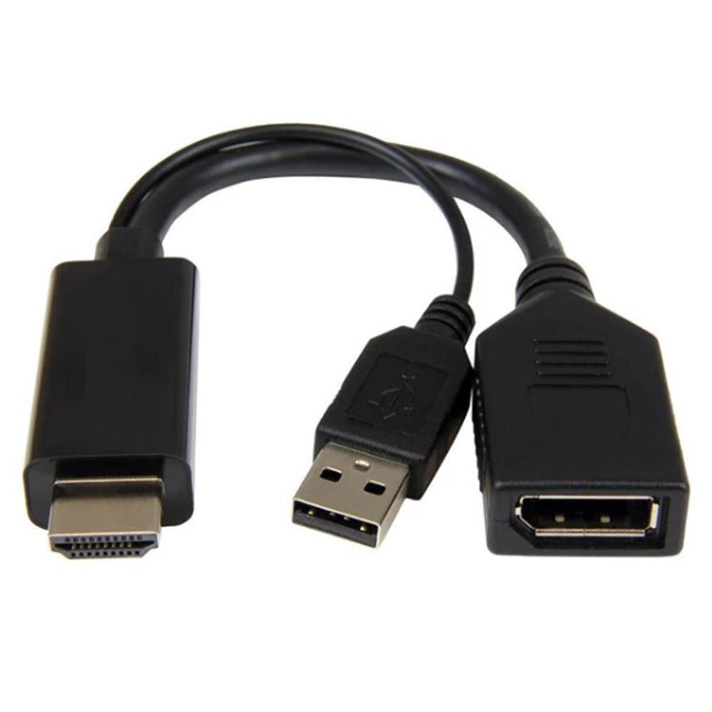 Adaptador Convertidor HDMI a Displayport 4k hdmi a dp negro S0921