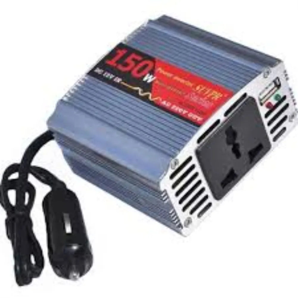 Inversor de Corriente 12V a 220V | 150W - 200W Pico | USB | S0145 (DY-8102)