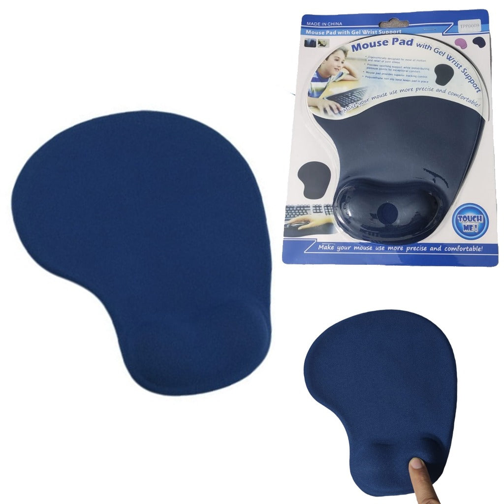 Mouse Pad con Almohadilla en Gel de Alta Calidad | Azul Oscuro S0558-2