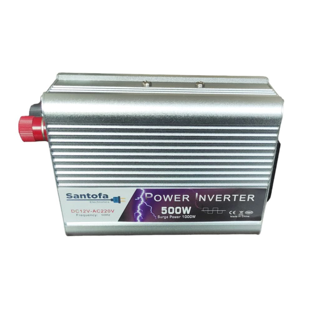 Inversor de Corriente 12V a 220V | 500W - 1000W Pico | USB SANTOFA S1601